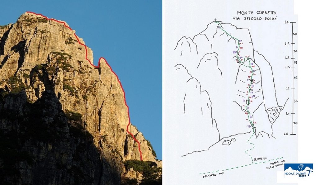 Spigolo Soldà - Monte Cornetto