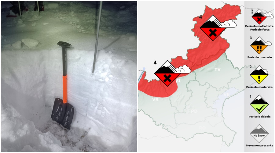 altezza neve Piccole Dolomiti