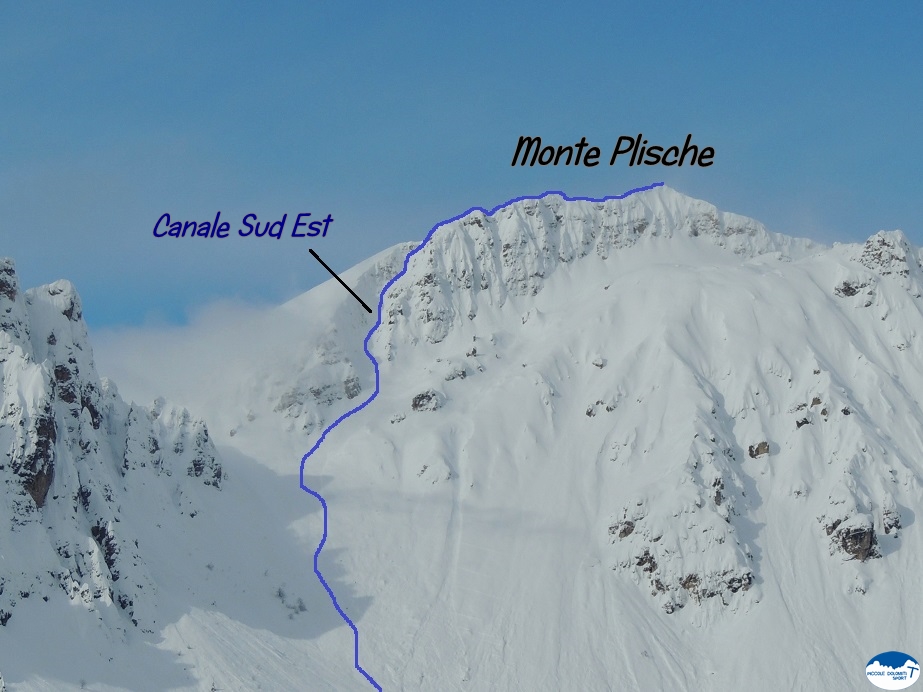 Canale sud est monte plische