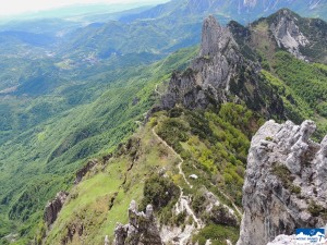 Vista verso il Baffelan e la Val dell'Agno