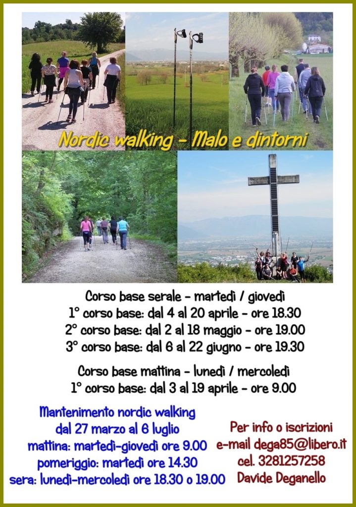 calendario nordic walking