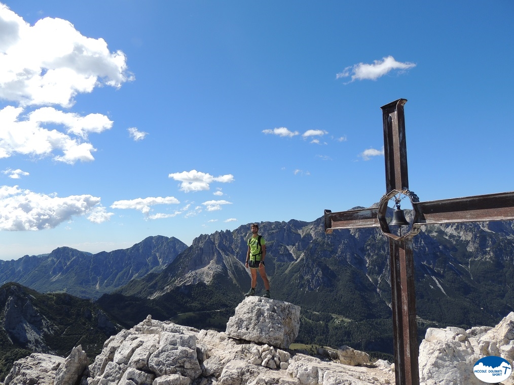 Dalla cima del Cornetto vista sul Carega