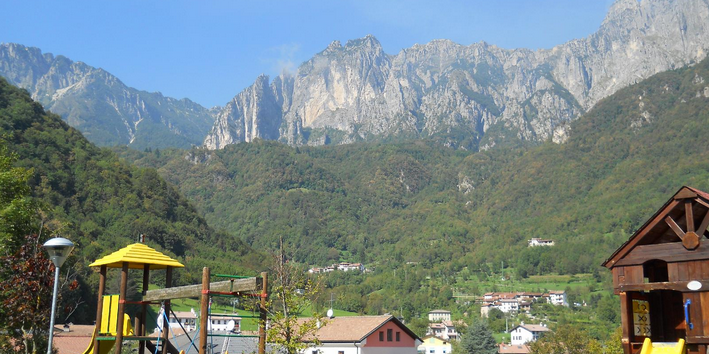 La vista sul Monte Pasubio