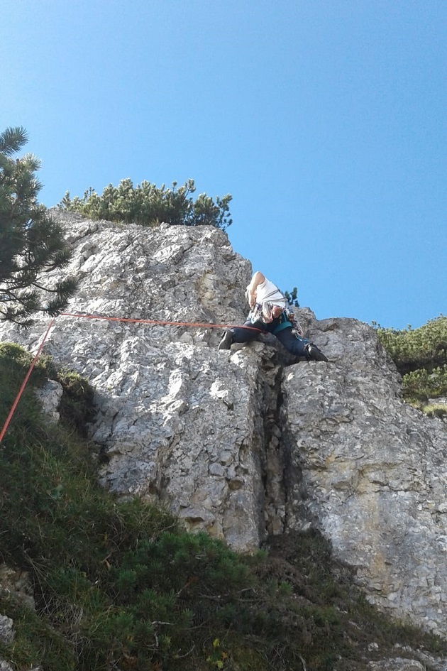 ALPINISTI SULLA PARTE FINALE