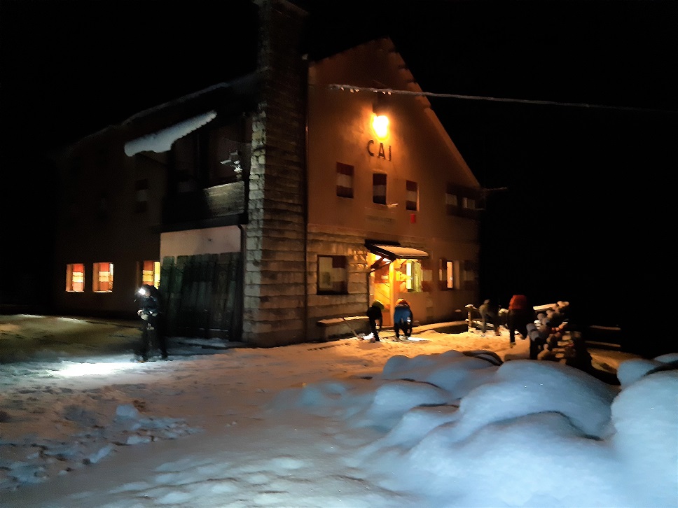 Ciaspolata rifugio battisti