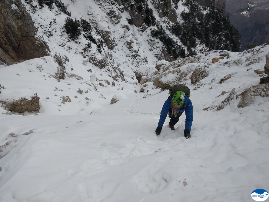 tratto 45° prima della strozzatura