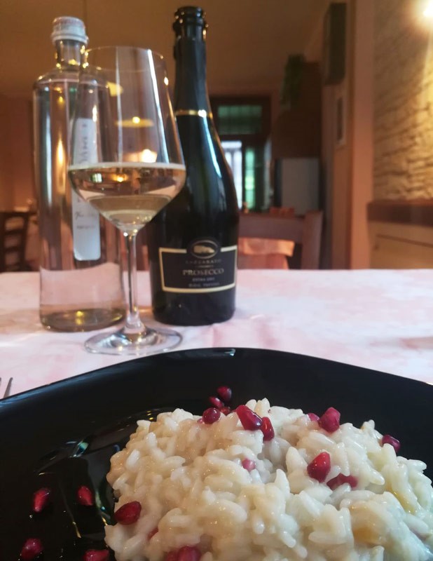 Risotto Prosecco e Melograno