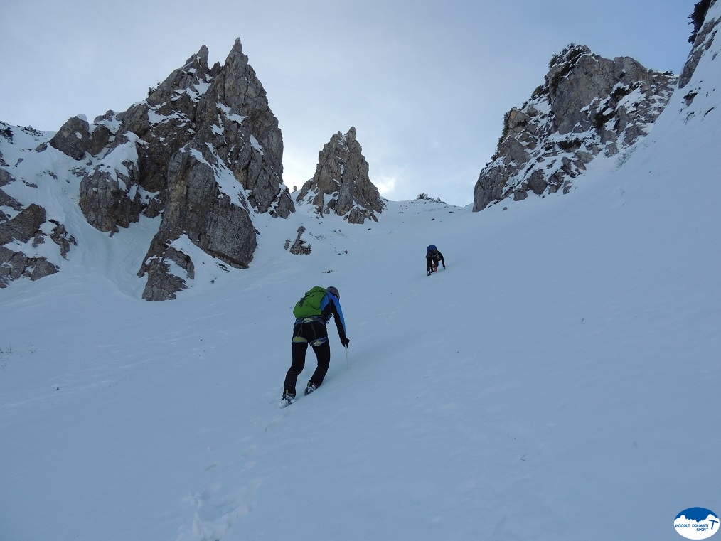 parte finale verso la forcella (45-50°)