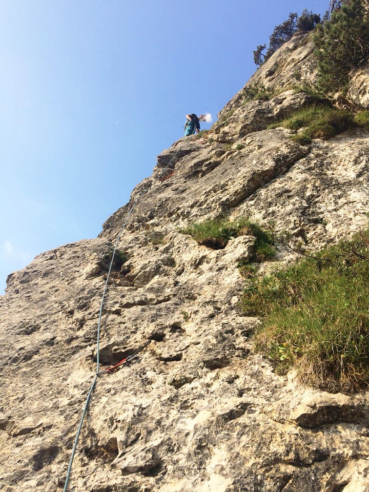 Alpinisti, Spigolo delle Clessidre