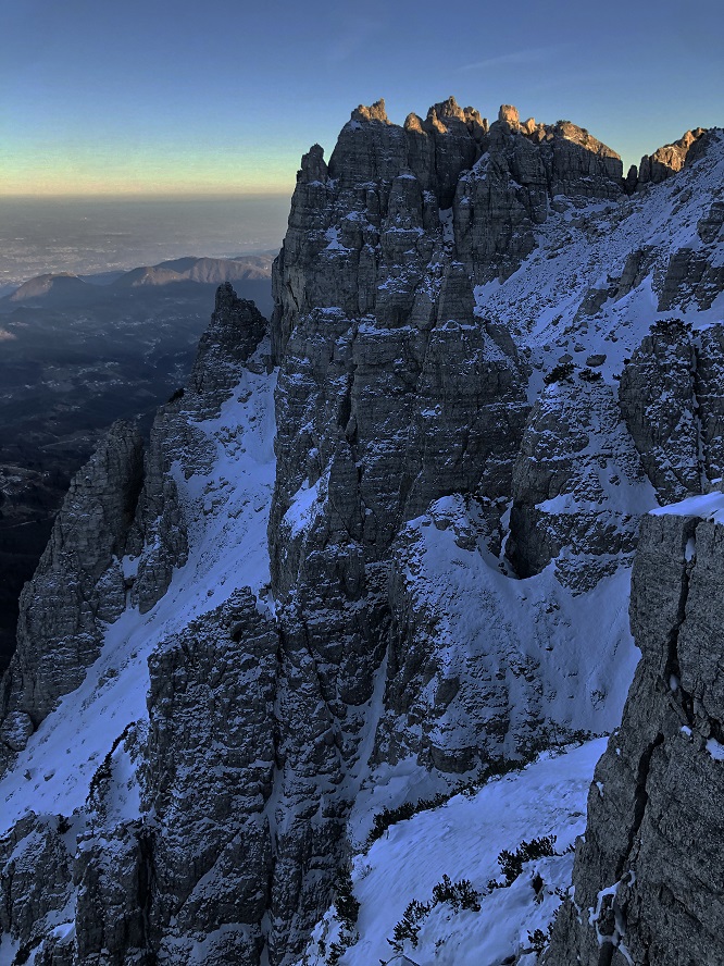 LE GUGLIE DEL FUMANTE AL TRAMONTO