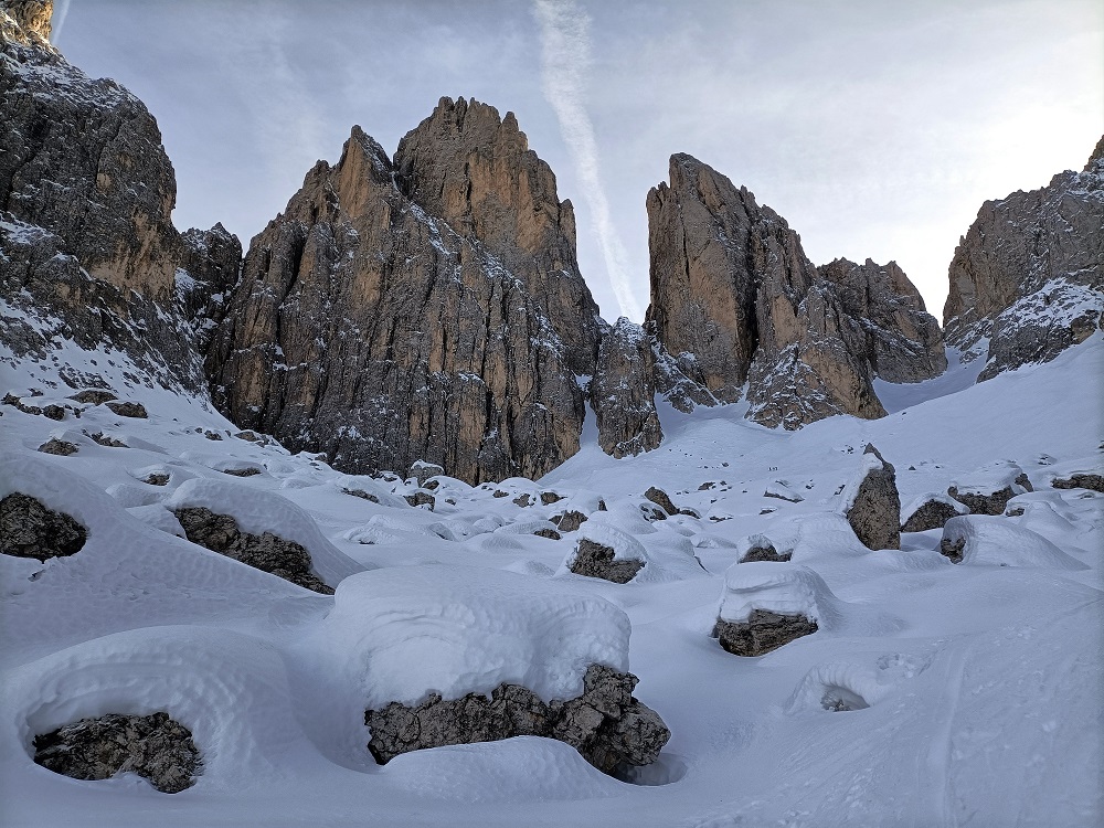 Ciaspolata Sassolungo