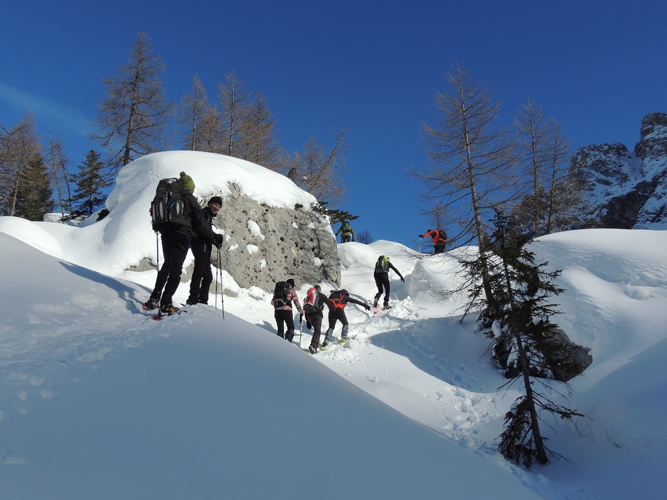 ciaspolata al col duro