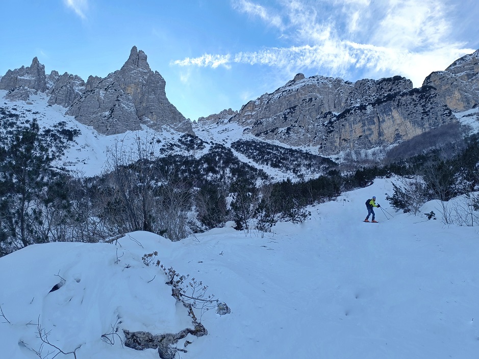 Ciaspolata il labirinto del Carega