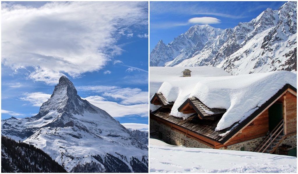 ciaspole in Valle d'Aosta