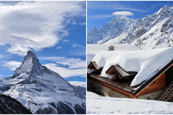 ciaspole in Valle d'Aosta