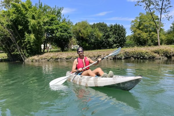 kayak + bici sul fiume Sile
