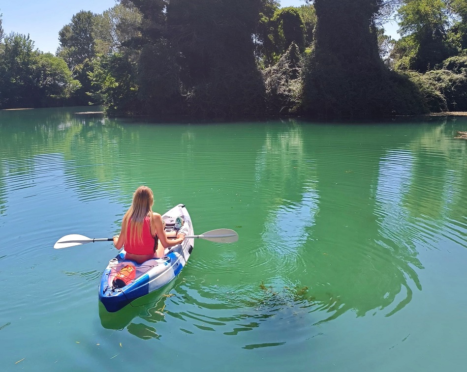 kayak + bici fiume Sile